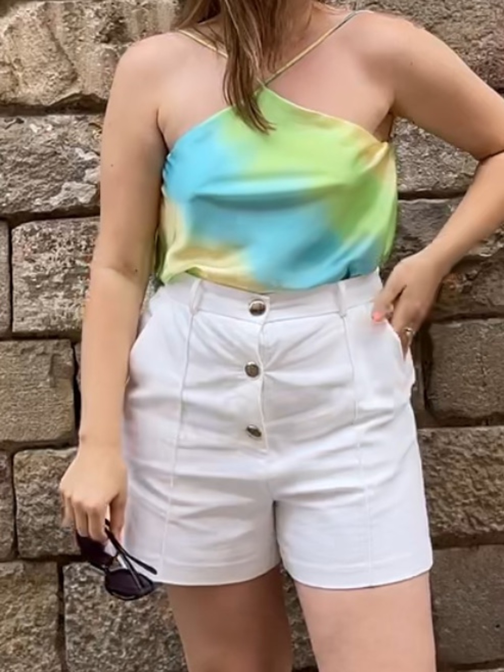 Bershka satin top